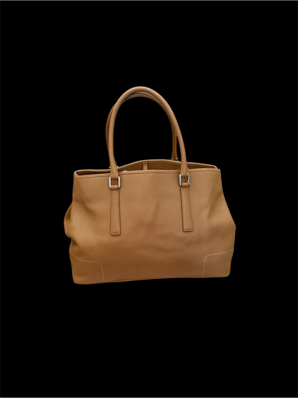 Vintage Coach open tote glove tanned leather